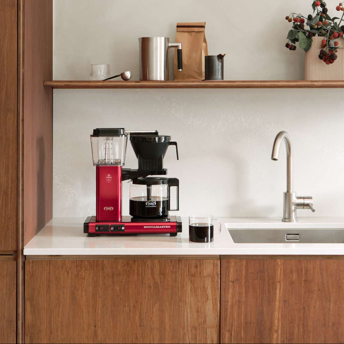 Moccamaster Optio Red Metallic